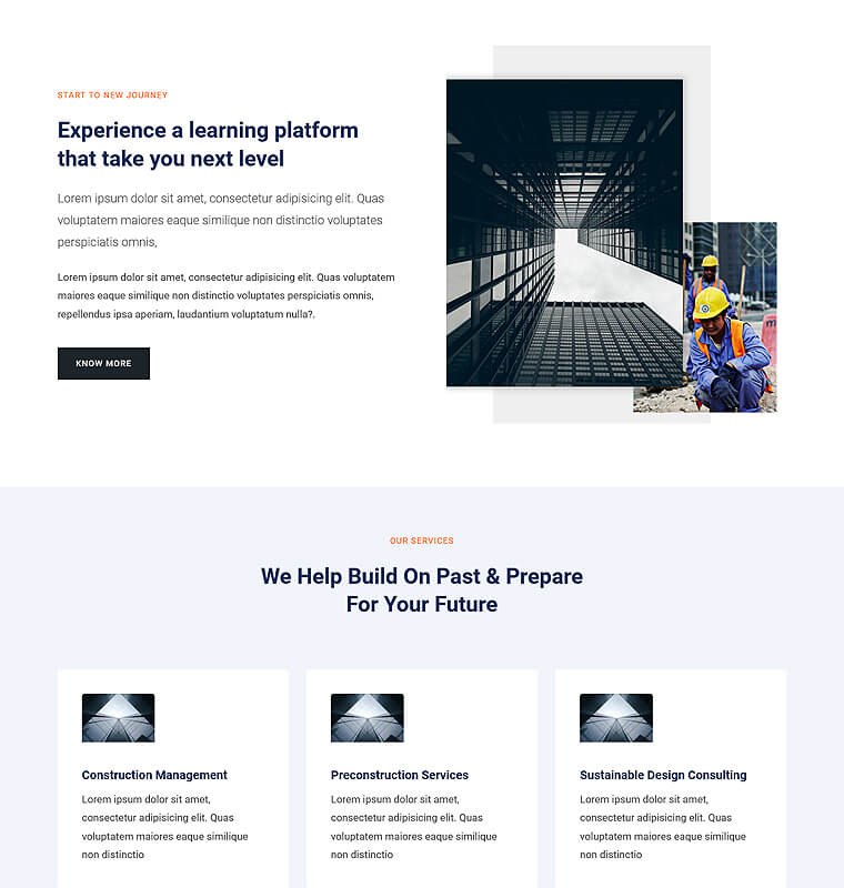 About Page – Patterns Construction Kits